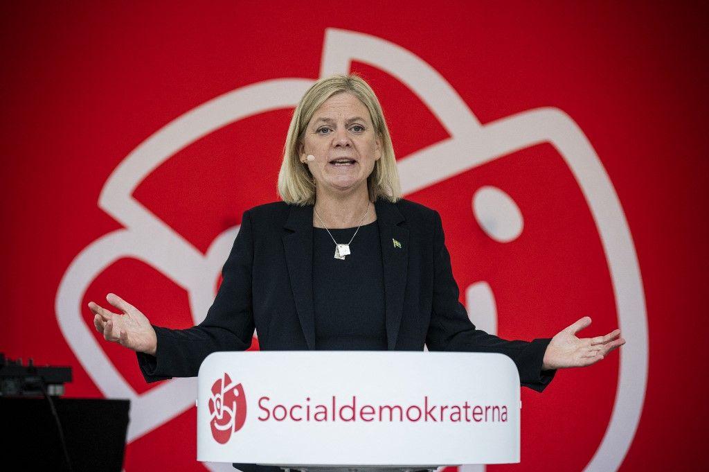 Magdalena Andersson Suède AFP