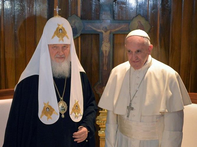 pape François patriarche Kirill AFP