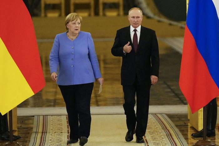 Angela Merkel Vladimir Poutine AFP