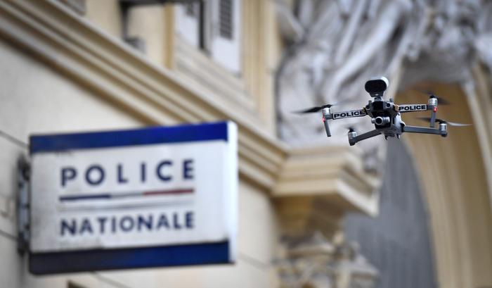 police drone AFP
