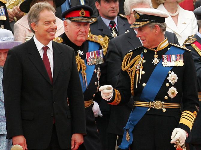 prince Charles Tony Blair AFP