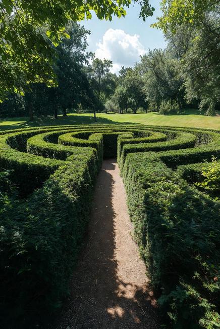 Un labyrinthe. (Image d'illustration)