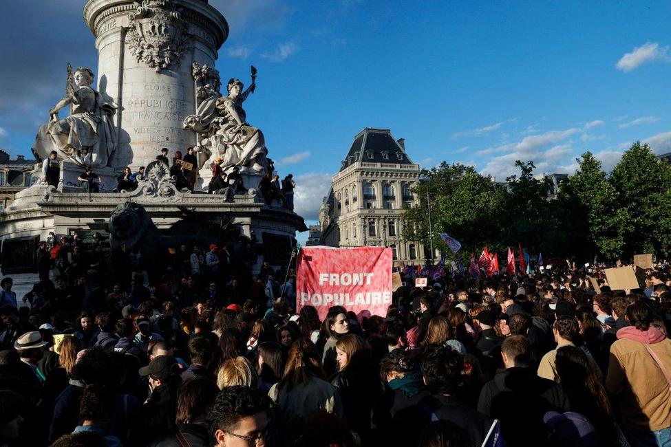 Front Populaire manifestation contre le RN / AFP