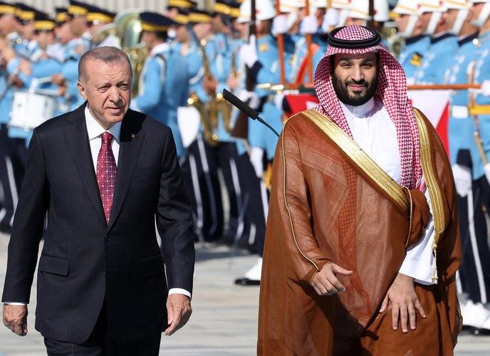 Recep Tayyip Erdogan Mohammed ben Salmane AFP