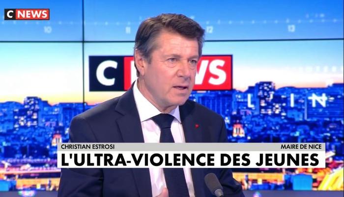 Christian Estrosi violence des jeunes 16 mars 2021 CNews