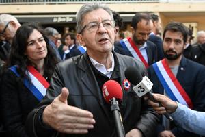 Jean-Luc Mélenchon portrait AFP