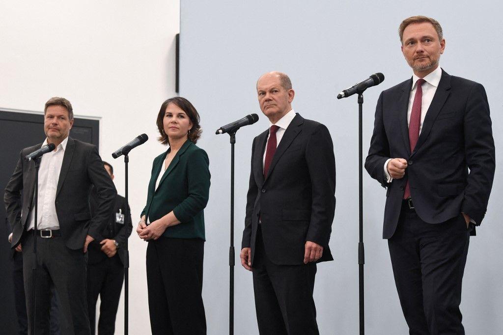 Annalena Baerbock Olaf Scholz Allemagne