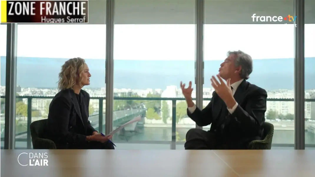 Arnaud Montebourg interrogé par Caroline Roux dans Complément d'enquête sur France 2