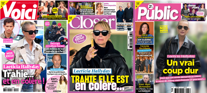 "Voici", "Closer", "Public".