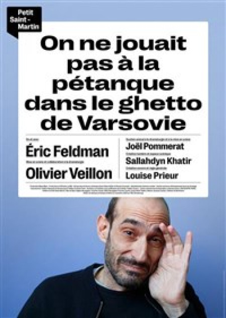 On ne jouait pas à la pétanque dans le ghetto de Varsovie, de Eric Feldman