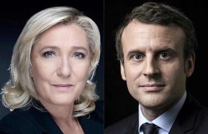 Marine Le Pen Emmanuel Macron AFP