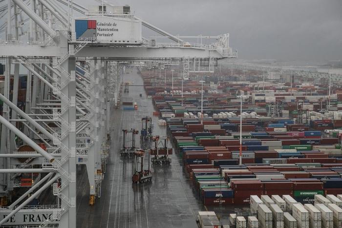 marchandises industrie port du Havre AFP