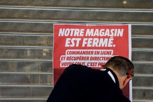 magasin fermé - AFP