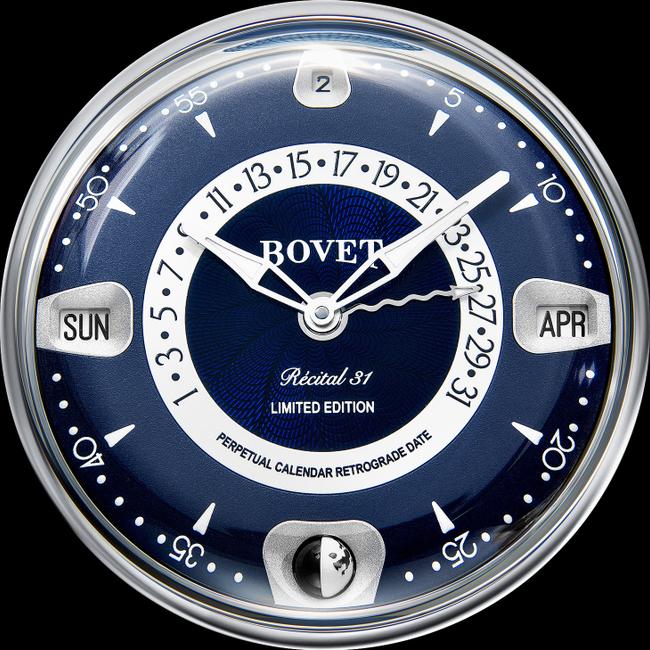 Un calendrier qui prend les paris de la perpétuité (Bovet)...