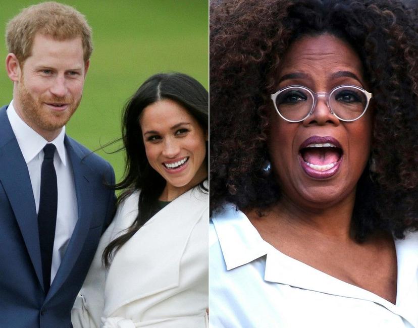prince Harry Meghan Markle Oprah Winfrey AFP