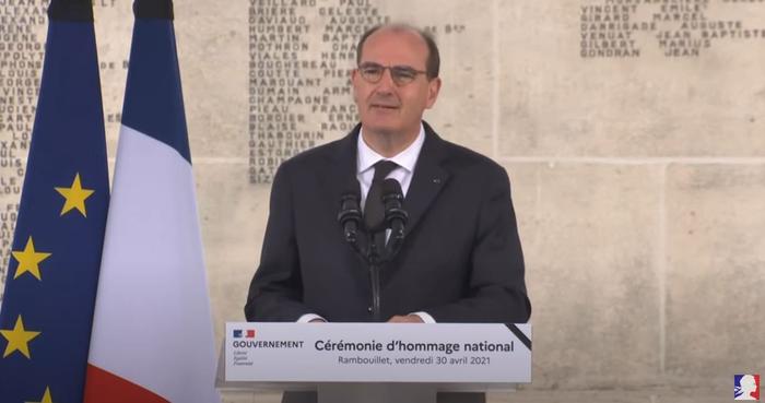 Jean Castex hommage Stéphanie Monfermé