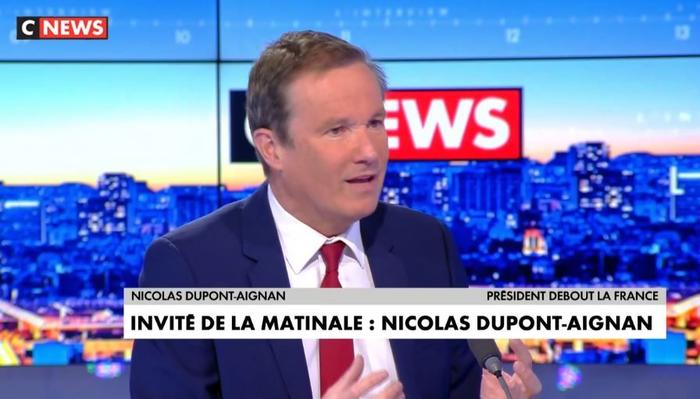 Nicolas Dupont-Aignan CNEWS