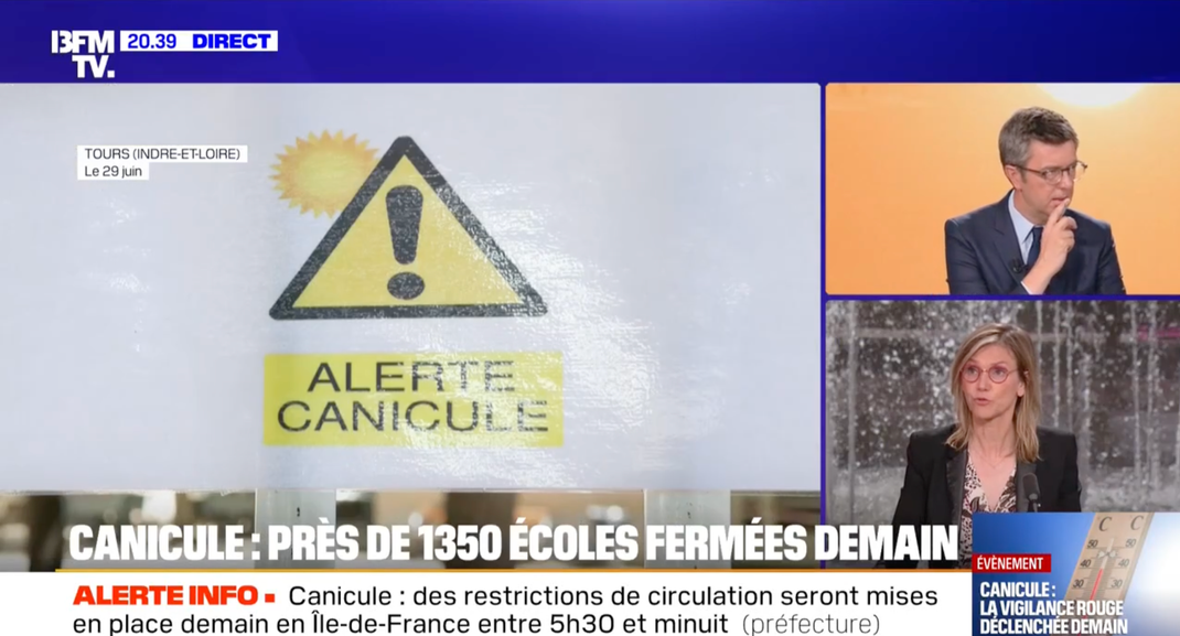 Le ministère de l'Éducation nationale prévoit, mardi 1er juillet, près de 1.350 écoles publiques fermées, « totalement ou partiellement », sur un total d'environ 45.000 dans le pays.