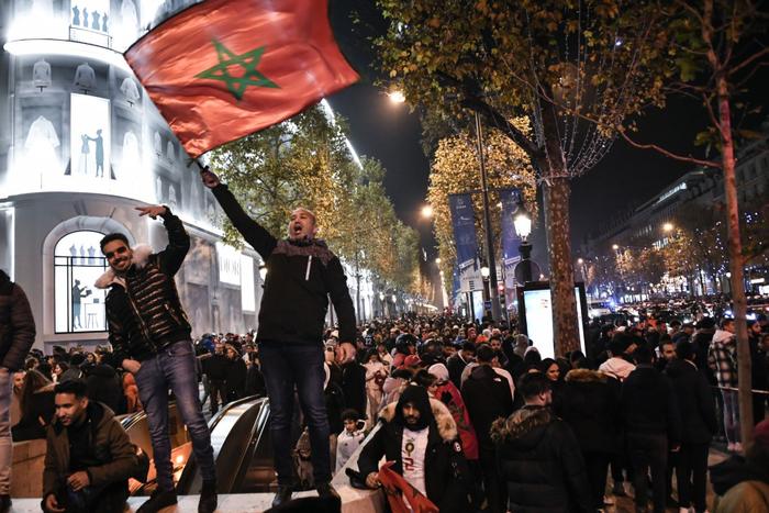 Maroc Champs-Elysées AFP