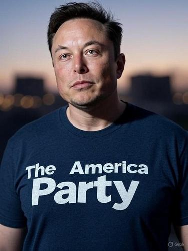 Elon Musk, généré par Grok.