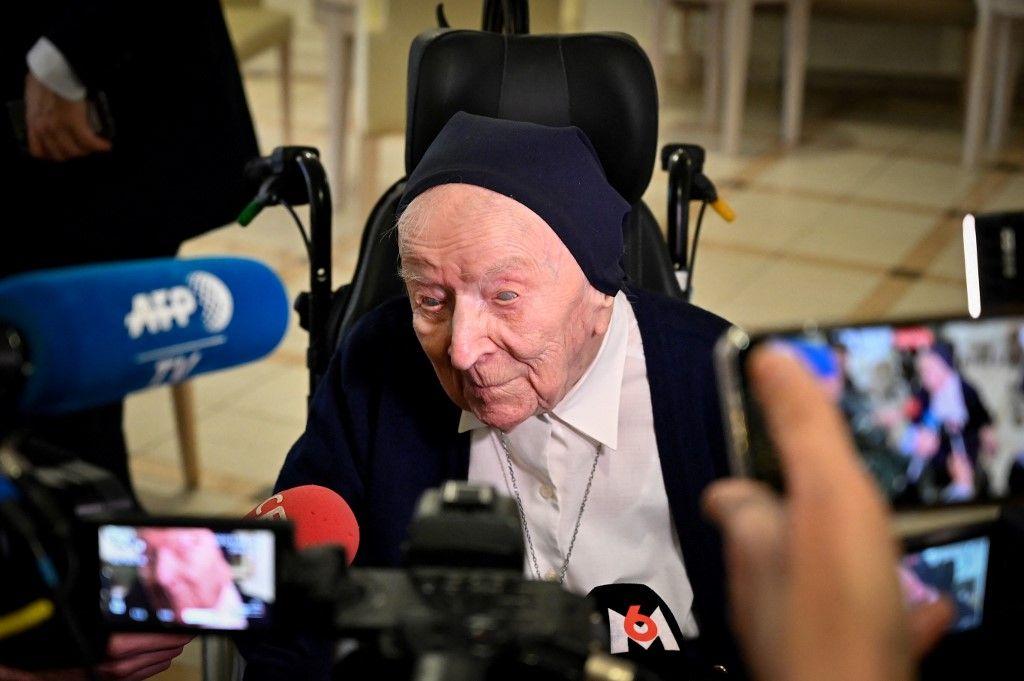 Lucile Randon Soeur Andrée AFP