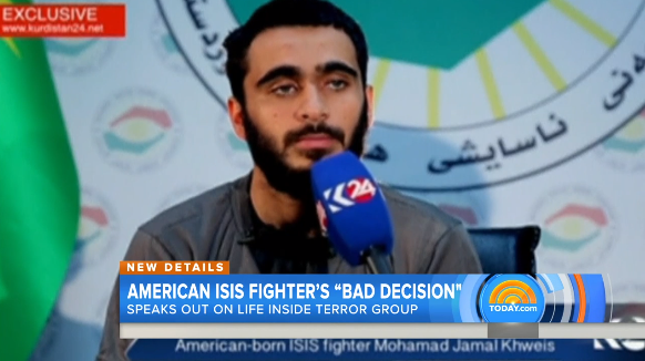 Mohamad Jamal Khweis, citoyen américain et ancien combattant de l'Etat islamique.