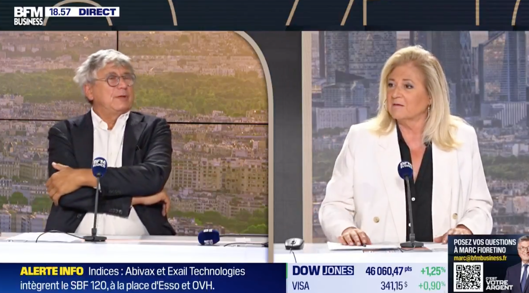 Eric Coquerel interviewé par Hedwige Chevrillon sur BFM Business