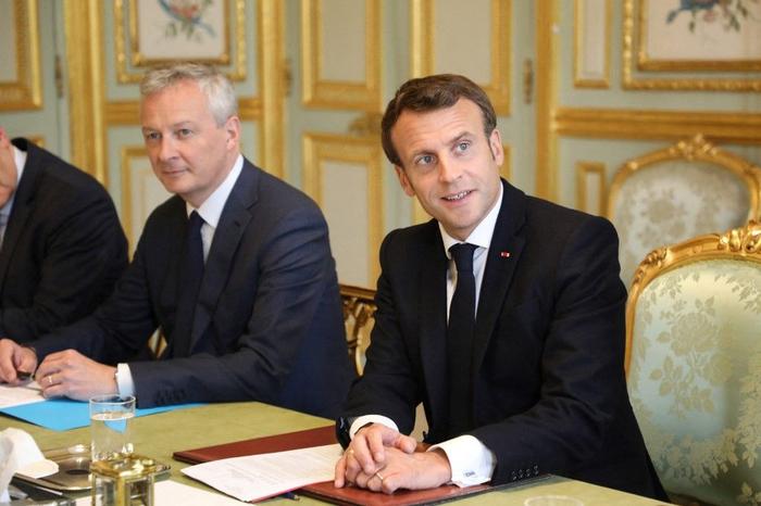 Emmanuel Macron Bruno Le Maire AFP