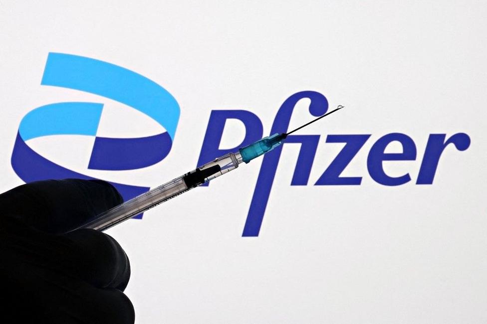 Pfizer logo AFP