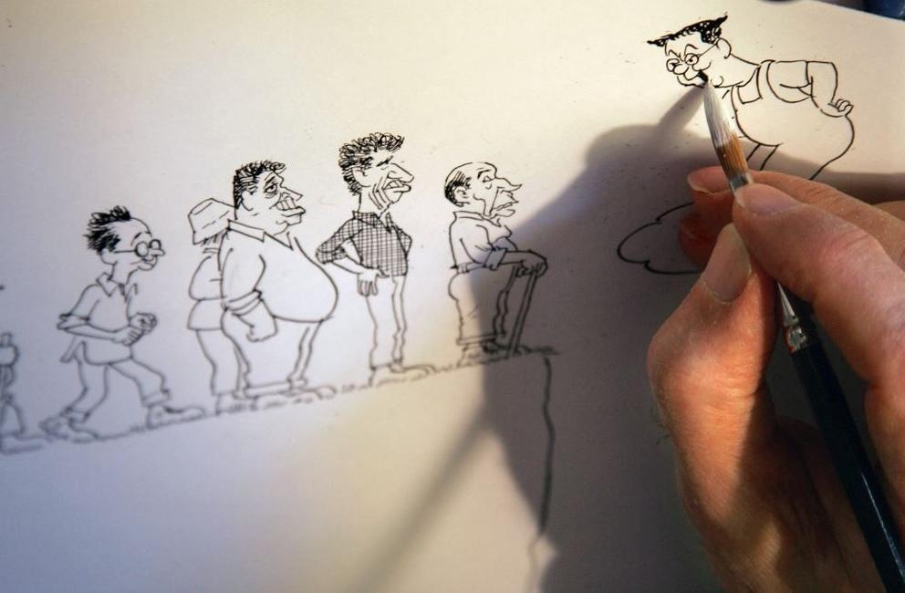 caricature politique Cabu AFP