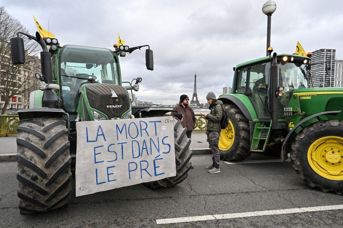 Des agriculteurs lors d'une manifestation. (Image d'illustration)