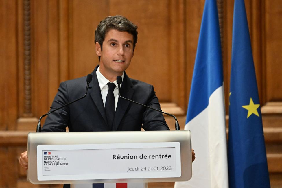Gabriel Attal éducation nationale AFP