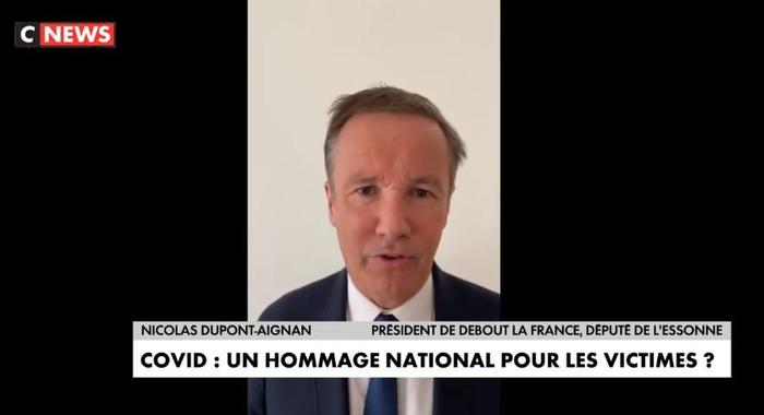 Nicolas Dupont-Aignan CNews