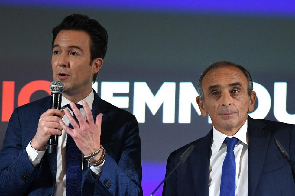 Eric Zemmour Guillaume Peltier AFP