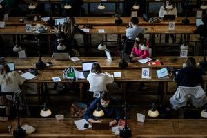 étudiants bibliothèque AFP