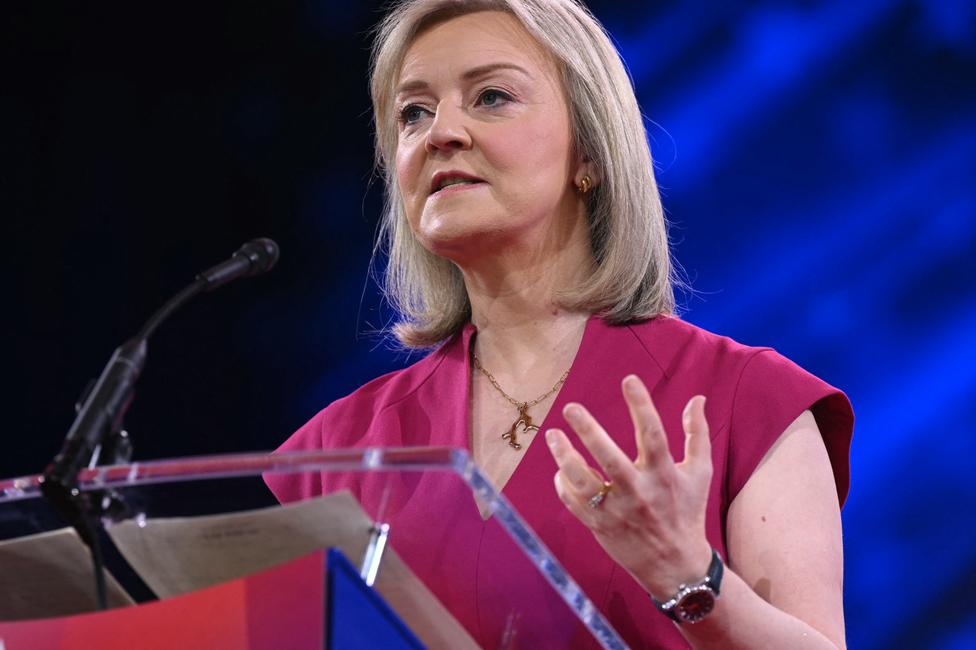 L’ancienne Première ministre du Royaume-Uni, Liz Truss, prend la parole lors de la Conférence annuelle de l’action politique conservatrice (CPAC) au Gaylord National Resort & Convention Center, à National Harbor, Oxon Hill, Maryland, le 20 février 2025. (Image d'illustration)