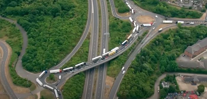Douvres embouteillages juillet 2022