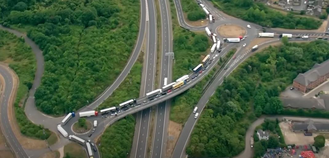 Douvres embouteillages juillet 2022