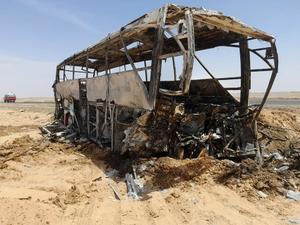 Assouan Egypte bus AFP