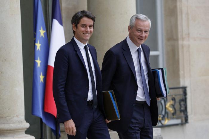Gabriel Attal Bruno Le Maire AFP