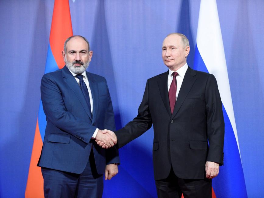 Vladimir Poutine Arménie AFP