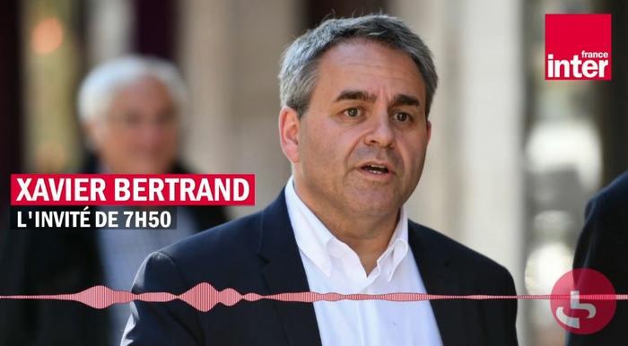 Xavier Bertrand France Inter 24 juin