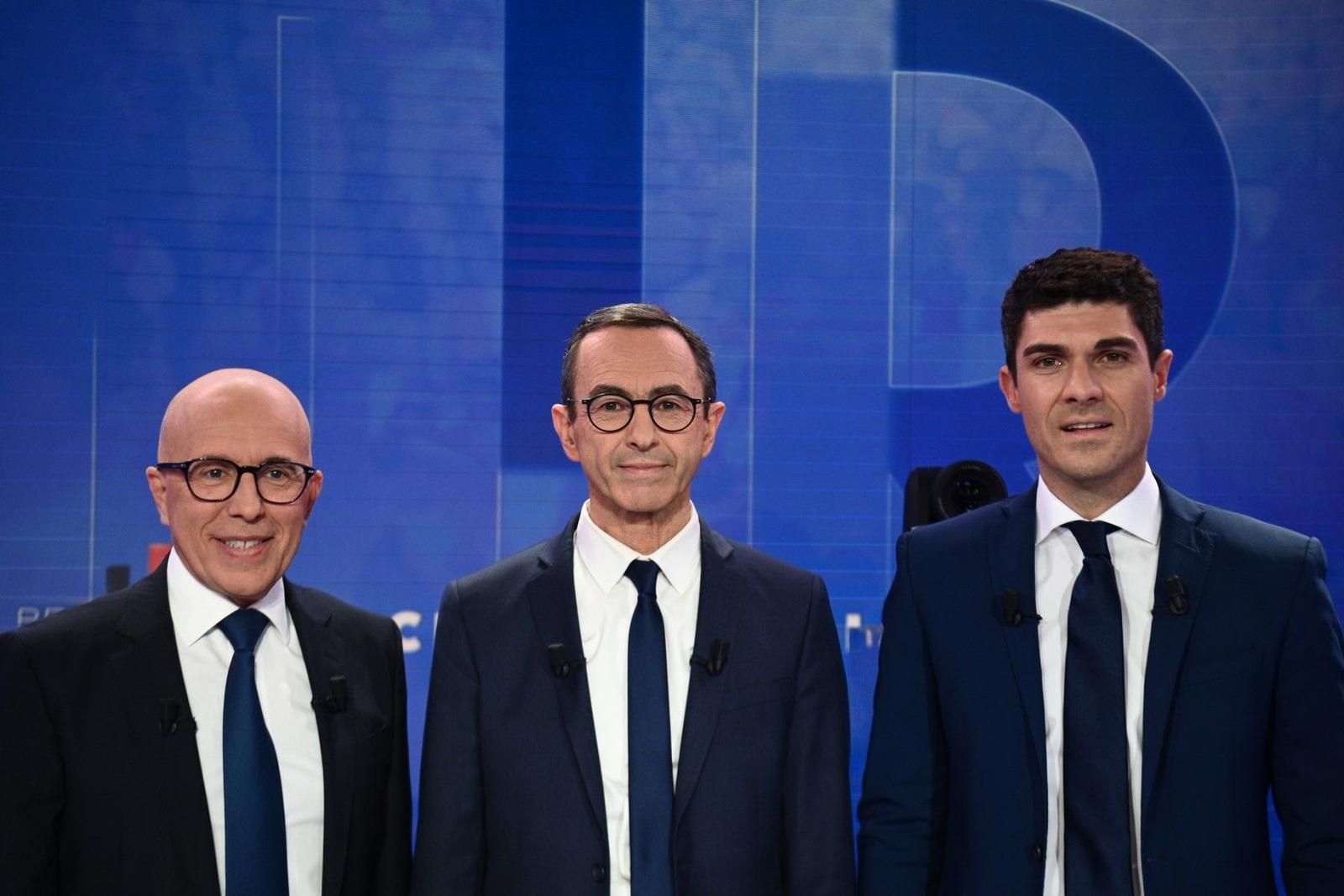 Erico Ciotti Bruno Retailleau Aurélien Pradié AFP