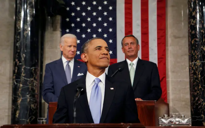 Barack Obama alors président des Etats-Unis en 2013.