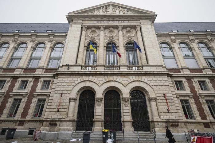 Cette photographie prise le 2 mai 2024 montre l'Institut d'études politiques (IEP) « Sciences Po » de Lille