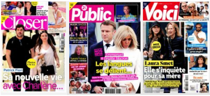 Unes des hebdos People