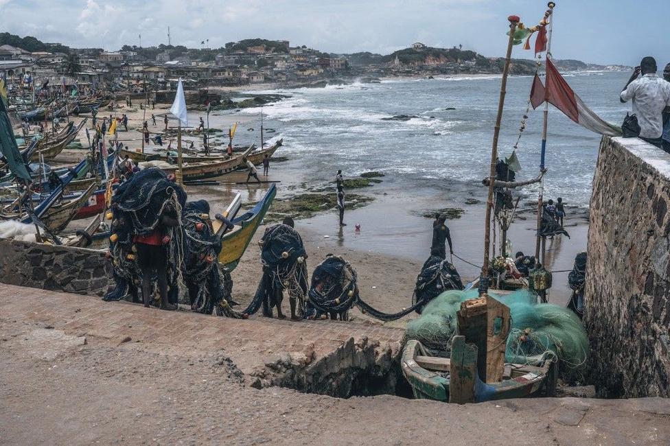 pêcheurs ghana - AFP