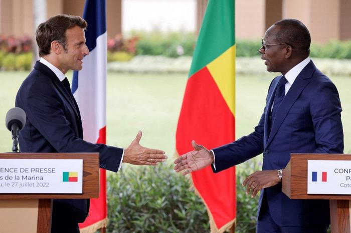 Emmanuel Macron Afrique Bénin AFP