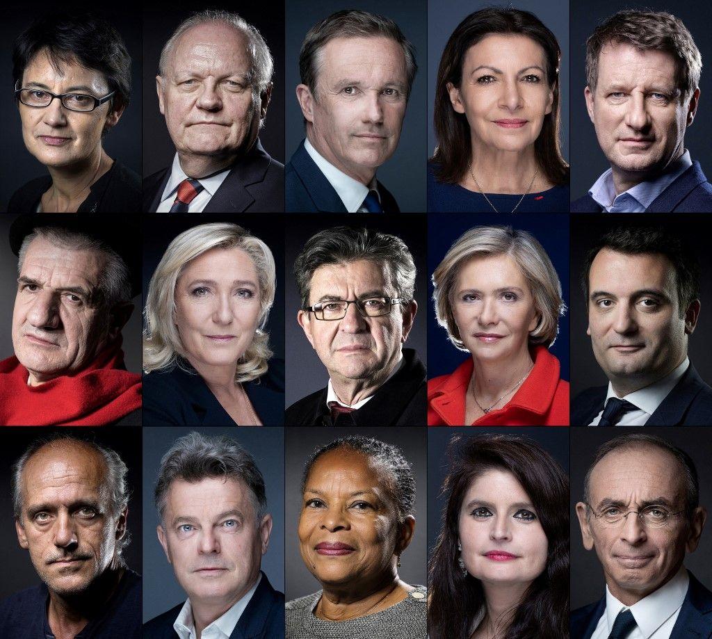 candidats 2022 AFP