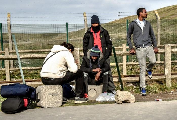 migrants réfugiés Calais AFP